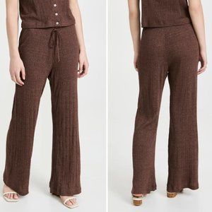 Leset Mari Tie Front Wide Leg Pants Small